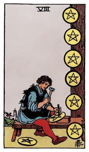 Huit de Pentacles