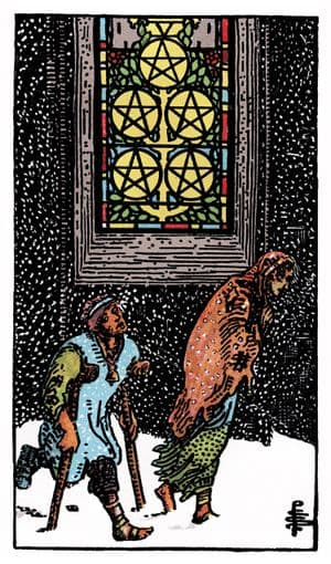 Cinq de Pentacles