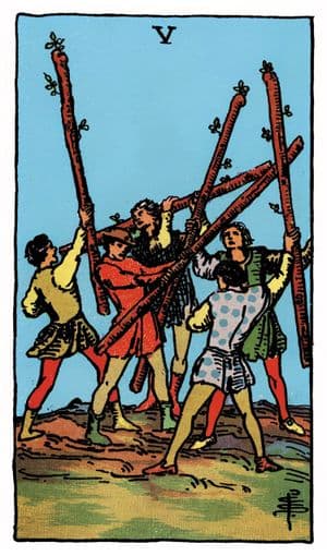 Five of Wands