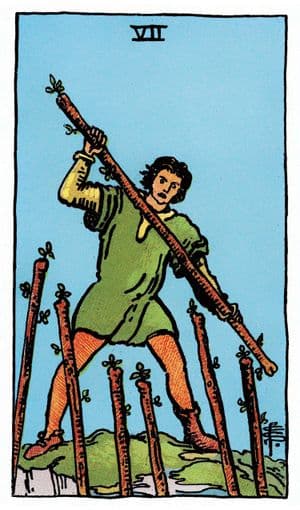 Seven of Wands