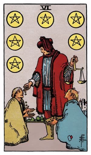 Six de Pentacles