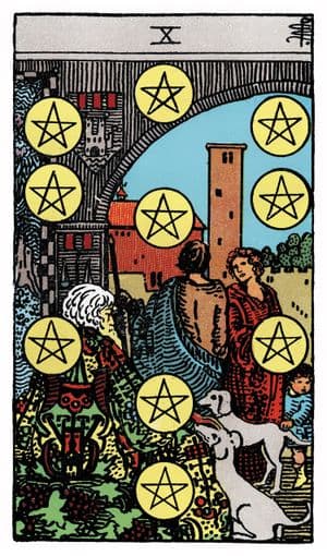 Dix de Pentacles